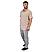 Men's Linen Short Sleeve Slim Fit Front Button Garment Wash Shirt