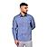 Men's Linen Long Sleeve Slim Fit Front Button Garment Wash Shirt