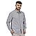 Men's Linen Long Sleeve Slim Fit Front Button Garment Wash Shirt