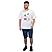 Men's Crew Neck Short Sleeve Relaxed Fit Classic Logo Print Tee