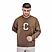 Men's  Classic French Terry Crew Neck Long Sleeve Relaxed Fit Print Sweatshirt