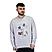 Men's  French Terry Crew Neck Long Sleeve Classic Print Sweatshirt