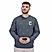 Men's French Terry Crew Neck Long Sleeve Relaxed Fit Classic Print Sweatshirt