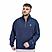 Men's  French Terry Mock Neck Long Sleeve Seasonal Fit Classic Logo Print Sweatshirt