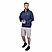 Men's  French Terry Mock Neck Long Sleeve Seasonal Fit Classic Logo Print Sweatshirt