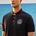 Men's Pique Flat Knit Collar Short Sleeve Thematic Slim Fit Embroidery Bold Polo