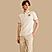 Men's Pique Flat Knit Collar Short Sleeve Thematic Slim Fit Embroidery Bold Polo