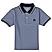 Junior Pique Flat Knit Collar Short Sleeve Slim Fit Thematic Embroidery Bold Polo