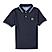 Junior Pique Flat Knit Collar Short Sleeve Slim Fit Thematic Embroidery Bold Polo