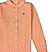 Junior Cotton Oxford Full Opening Long Sleeve Slim Fit Embroidery Garment Wash Shirt