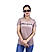 Women's Cotton Jersey Crew Neck Short Sleeve Message Print Tee