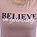 Women's Cotton Jersey Crew Neck Short Sleeve Message Print Tee