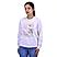 Women's Crewneck Long Sleeve Boyfriend Fit City Walk Collection Print Sweatshirt