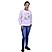 Women's Crewneck Long Sleeve Boyfriend Fit City Walk Collection Print Sweatshirt