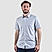 Men's  Cool Twill Full Opening Short Sleeve Front Button Garment Wash Shirt