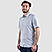 Men's  Cool Twill Full Opening Short Sleeve Front Button Garment Wash Shirt