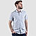 Men's  Cool Twill Full Opening Short Sleeve Front Button Garment Wash Shirt