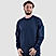 Men's Interlock Crewneck Long Sleeve Relaxed Fit Wander Wonder Collection Print Sweatshirt