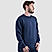 Men's Interlock Crewneck Long Sleeve Relaxed Fit Wander Wonder Collection Print Sweatshirt