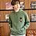 Men's French Terry Long Sleeve Relaxed Fit Classic Logo Print Sweatshirt Hoodie