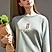 Women's Crewneck Long Sleeve Boyfriend Fit City Walk Collection Print Sweatshirt