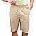 Men's Cotton Twill Mid-Rise Bermuda Shorts