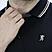 Men's Black Bold Polo