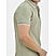 Men's Green Solid Cotton Polo