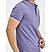 Men's Purple Solid Cotton Polo