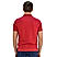 Men's Red Bold Polo