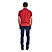 Men's Red Bold Polo