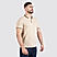 Men's Brown Short Sleeve Cotton Lycra Polo