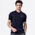 Men's Blue Luxury touch polo