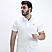 Men's White Luxury touch polo