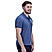 Men's Blue 3D Lion Polo