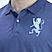 Men's Blue 3D Lion Polo