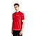 Men's Red Embroidered Polo