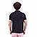 Men's Pique Flat Knit Collar Slim Fit Embroidery Solid Polo