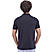 Men's Pique Flat Knit Collar Slim Fit Embroidery Solid Polo