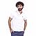 Men's Pique Flat Knit Collar Slim Fit Embroidery Solid Polo