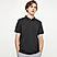 Men's Black Solid Performance Polo