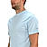 Men's Blue Short Sleeve Crewneck Tee