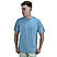 Men's Blue Short Sleeve Crewneck Tee