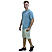 Men's Blue Short Sleeve Crewneck Tee