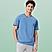 Men's Crew Neck Short Sleeve Slim Fit Embroidery Tee