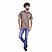 Men's Cotton Jersey Crew Neck  Slim Fit Tee