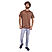 Men's Cotton Jersey Crew Neck  Slim Fit Tee