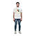 Men's White National Day Print Tee