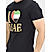 Men's Black National Day Print Tee