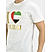 Men's White National Day Print Tee